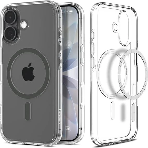 Spigen Ultra Hybrid MagSafe iPhone 17 Clear/Graphite