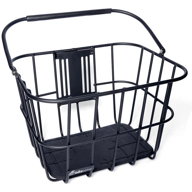 BikePartner Skagen cykelkurv sølv - inkl. KlickFix