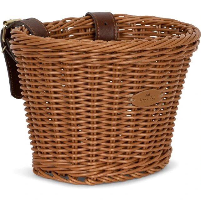 Konges Sløjd Brown Cykelkurv i flet