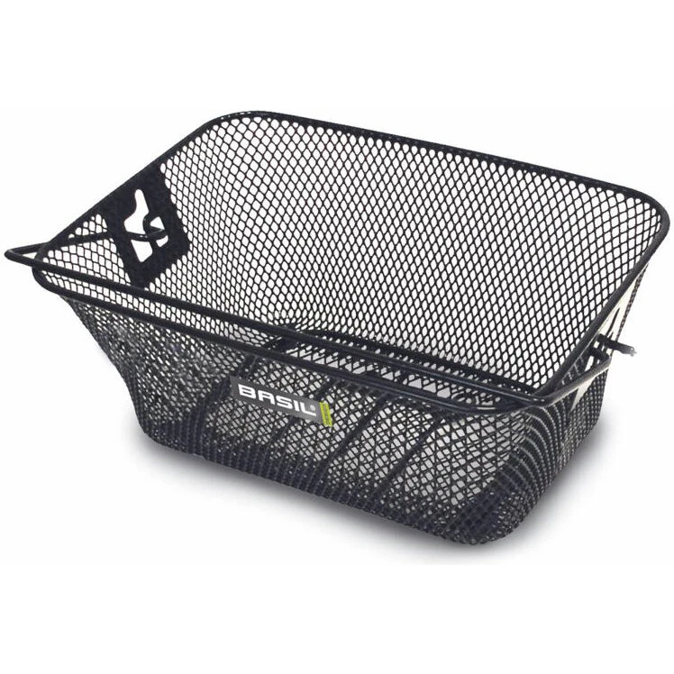 Basil Tigre cykelkurv til bagagebærer - sort 22x30x12 cm