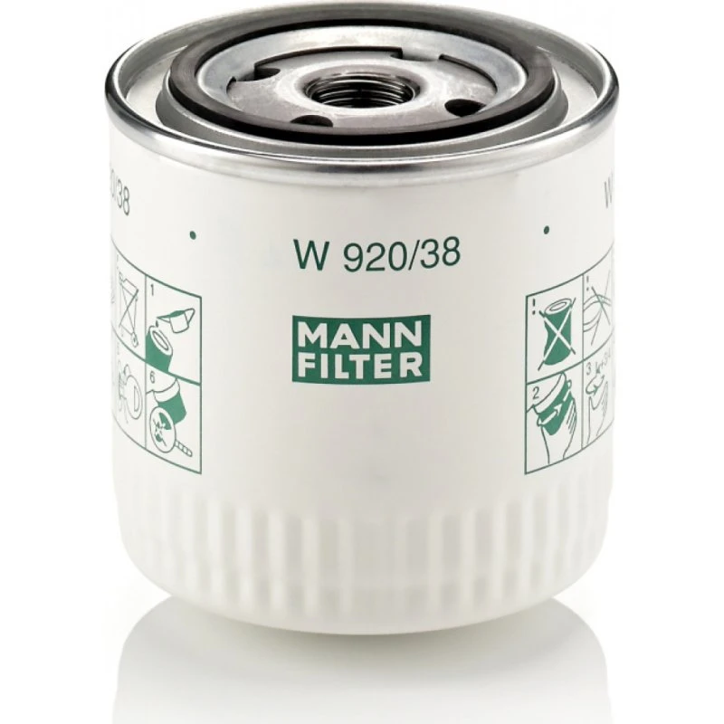 MANN-FILTER W 920/38 Oliefilter til VOLVO 440, 460, S40 I, V40 Estate