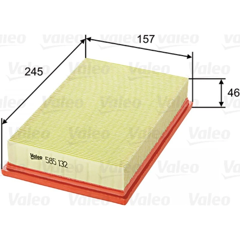 VALEO Luftfilter 585132 til OPEL, Suzuki, Vauxhall