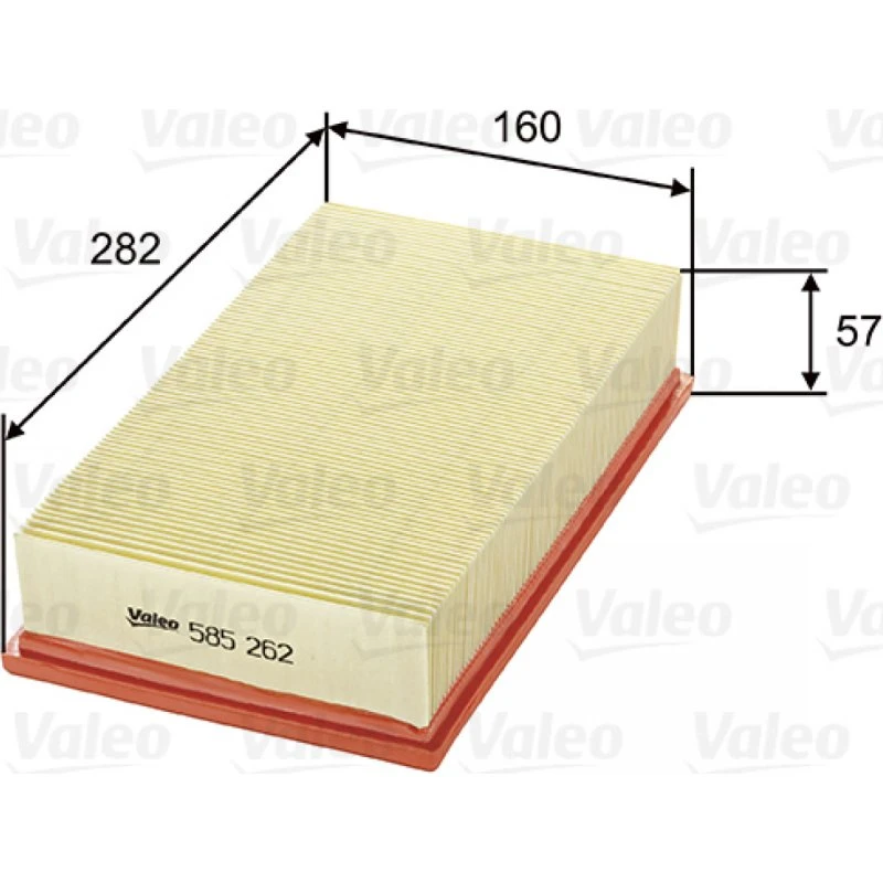 VALEO Luftfilter 585262 til SAAB 9-3, 900 II