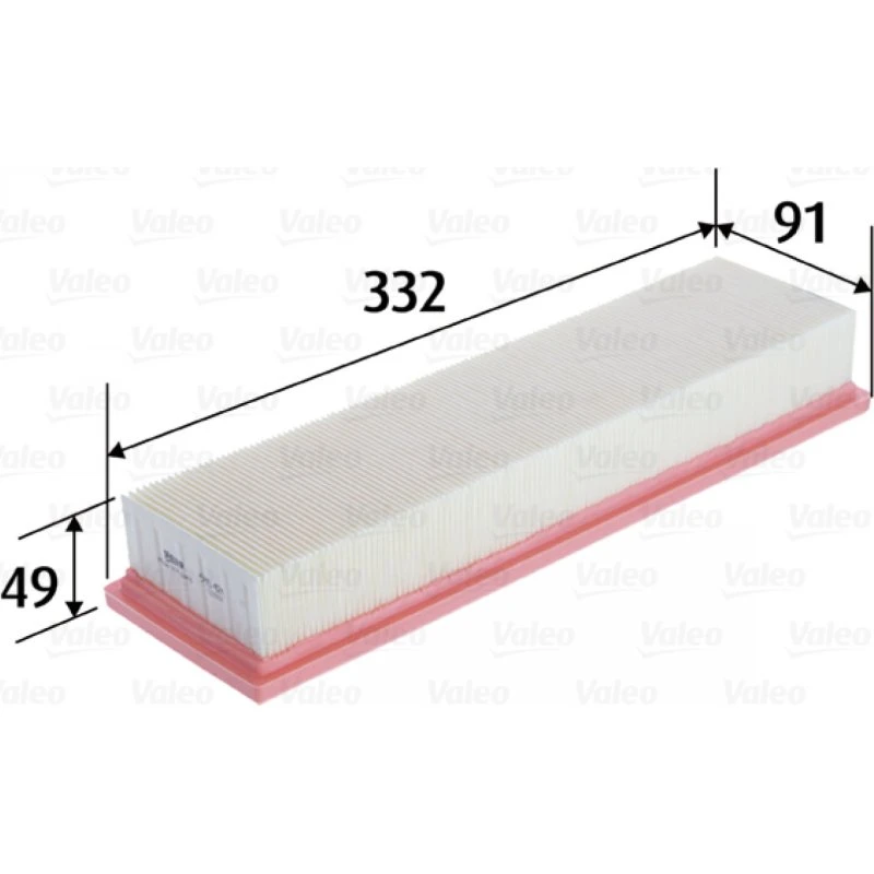 VALEO Luftfilter 585424 til PEUGEOT/CITROËN 207, 207 SW