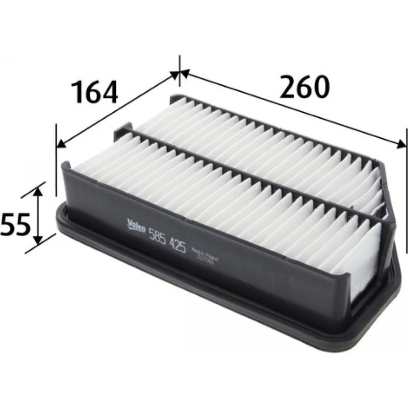 VALEO Luftfilter 585425 til HYUNDAI/KIA
