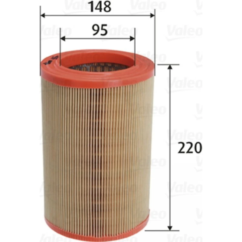 VALEO Luftfilter 585765 til ALFA ROMEO Giulietta