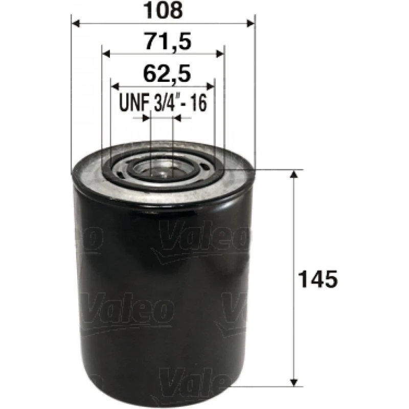 VALEO Oliefilter 586014 for Alfa Romeo, Citroën, Fiat osv.
