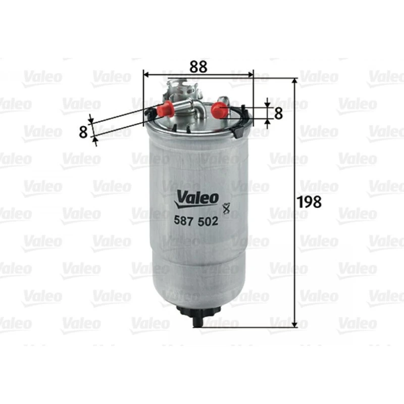 VALEO Brændstofilter 587502 til VW, Skoda, Seat
