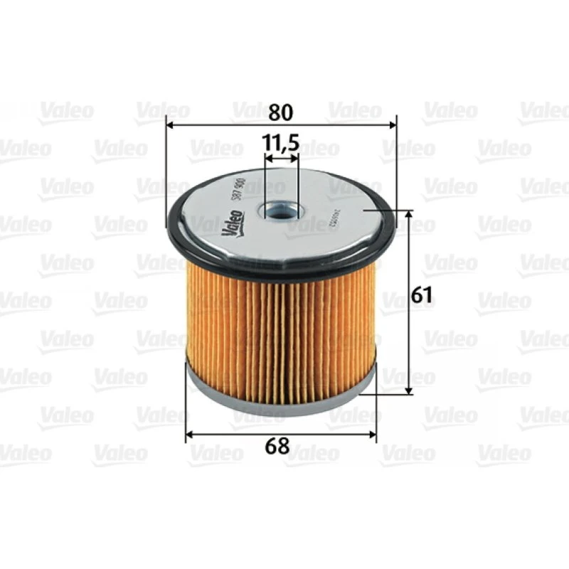VALEO Brændstofilter 587900, 61 mm høj, 80 mm diameter
