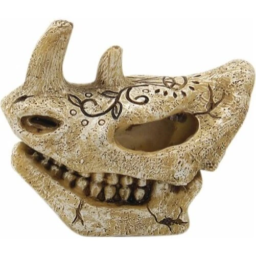 4FISH Akvariedekoration Kranie 7,5×4×6,3 cm