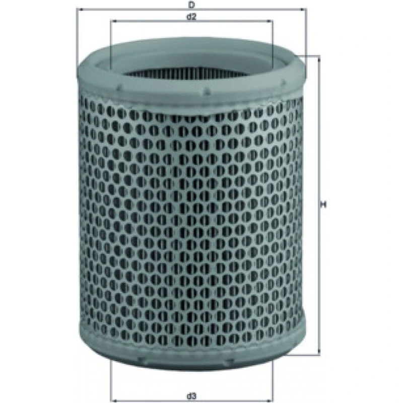 MAHLE LX 384 Luftfilter til PEUGEOT & CITROËN