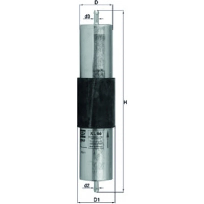 MAHLE Brændstoffilter KL 66, 13321702632, 1702632, 1740549