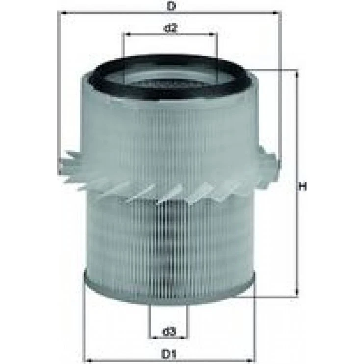 KNECHT LX 673 Luftfilter til Mitsubishi