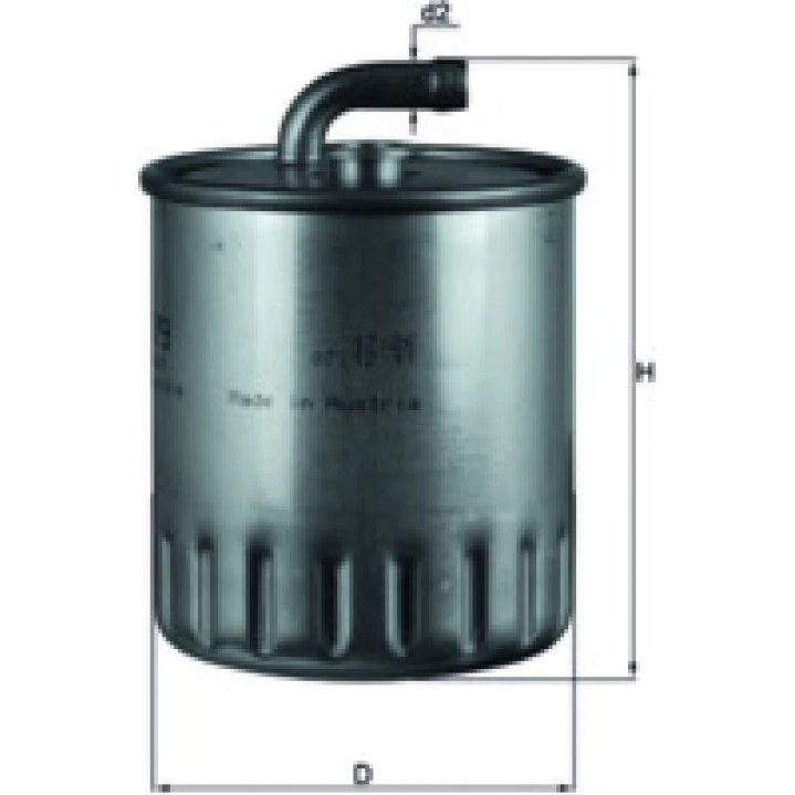MAHLE Brændstoffilter KL 179 for Mercedes-Benz