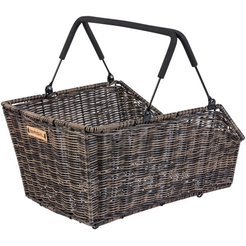 MIK Cento Rattan cykelkurv - rattan-look, brun