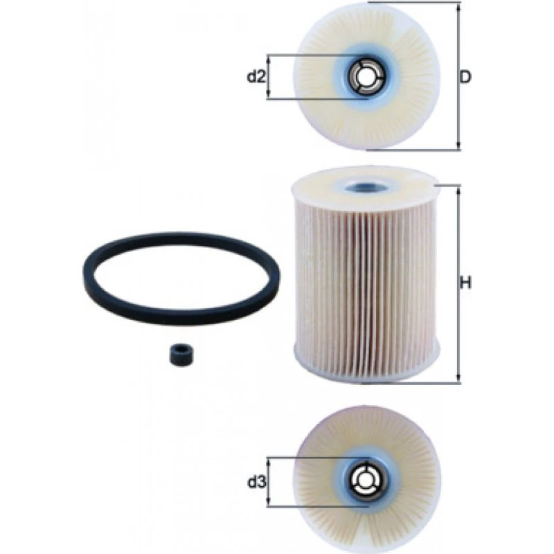 MAHLE KX 231D Brændstoffilter til OPEL, SAAB, VAUXHALL