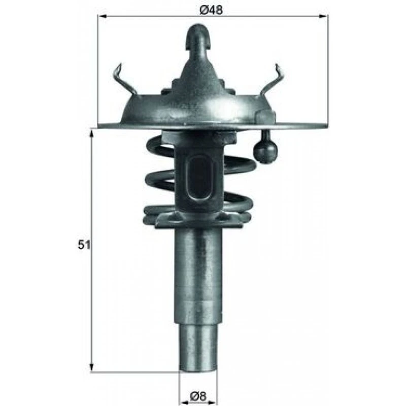MAHLE ORIGINAL Termostat TX 106 90D til BMW & Mercedes-Benz