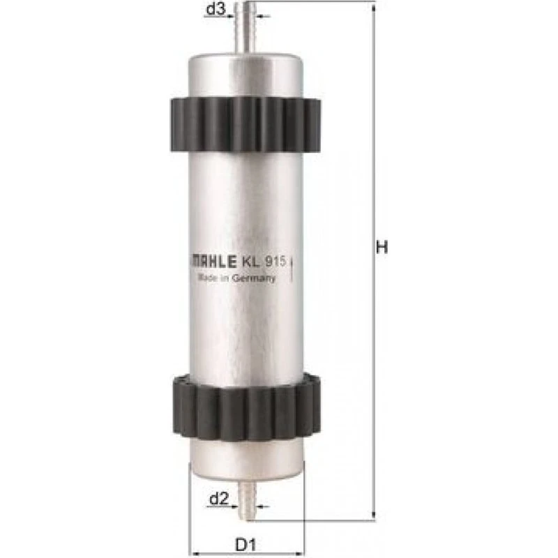 MAHLE Brændstoffilter KL 915 8W0127399A, 70601621, 8T0127401A