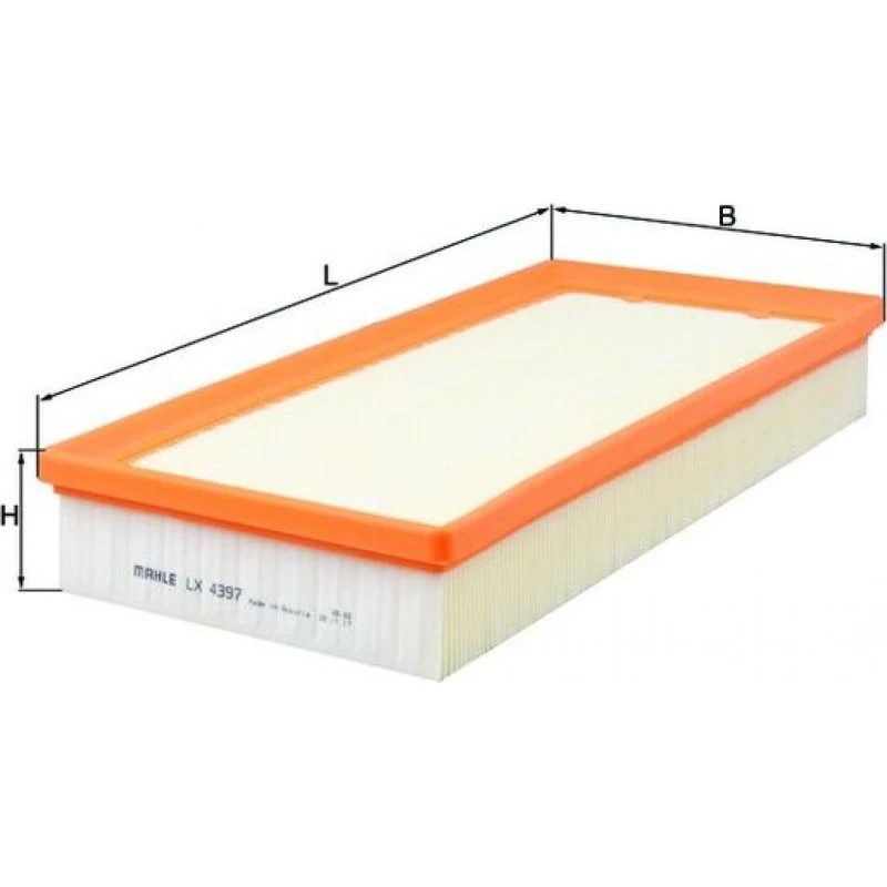 MAHLE ORIGINAL Luftfilter LX 4397 til Land Rover Discovery & Range Rover