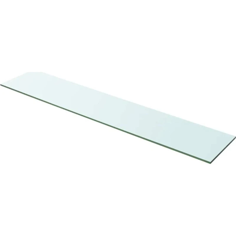 vidaXL Hylde Glaspanel Klar 100x20 cm, 8 mm Hærdet Glas
