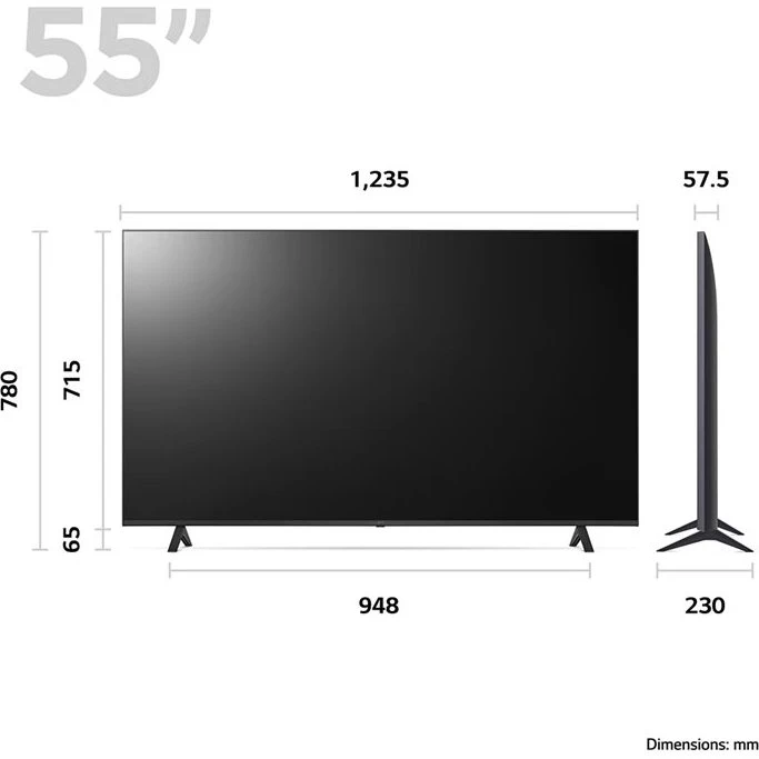 LG UR78 Series 55UR78006LK 55" 4K UHD Smart TV