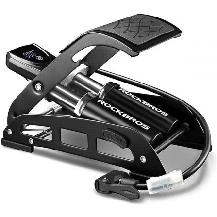 Rockbros 42430001001 fodpumpe med display – sort