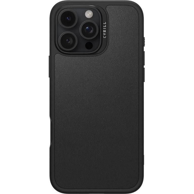 Spigen Cyrill Kajuk Cover til iPhone 16 Pro Max, Sort, MagSafe-kompatibel