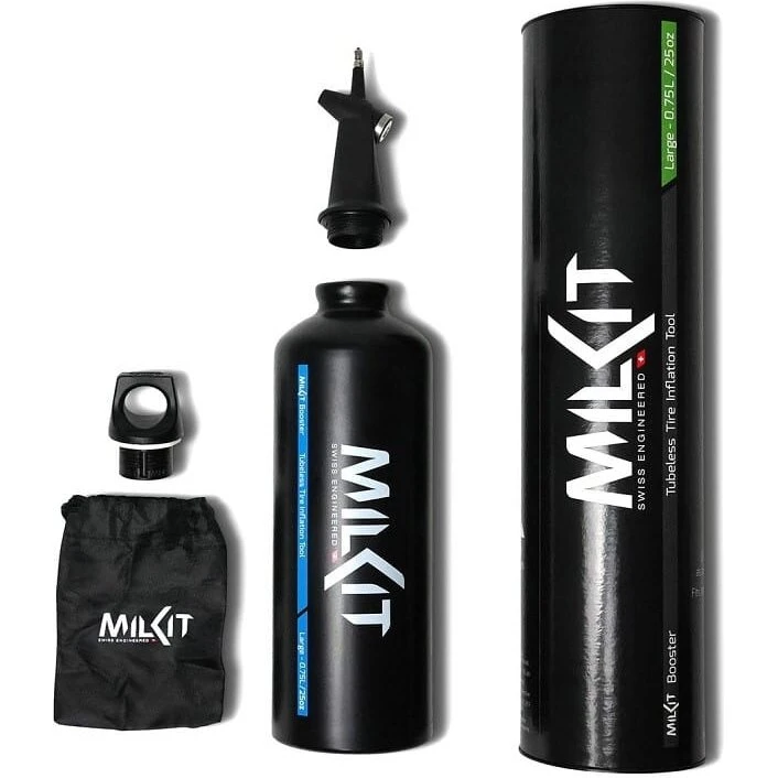 MilKit Booster 750 ml Tubeless Inflator, sort