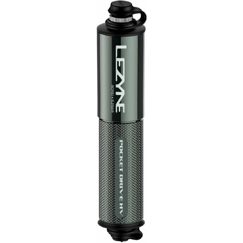 Lezyne Mini CNC HV Pocket Drive — sort (90 PSI)