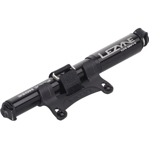 Lezyne Lite Drive V2 håndpumpe 18 cm – rød