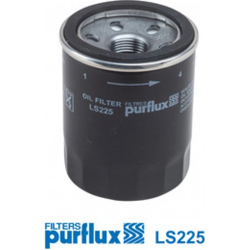 PURFLUX Oliefilter LS225, M20x1,5, 69 mm, for OPEL, KIA, HYUNDAI