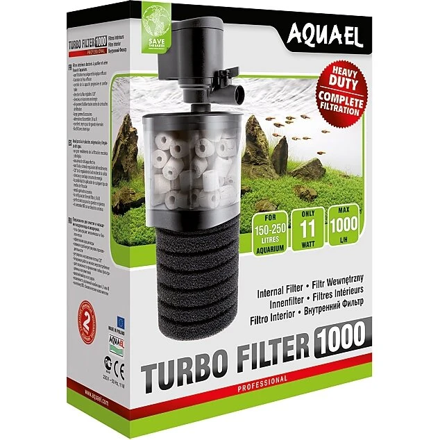 Aquael Turbo Filter 1000 N – til akvarier 150–250 L