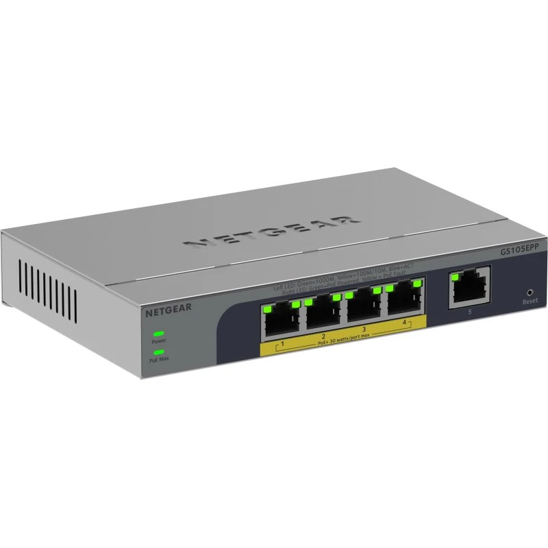 NETGEAR GS105EPP 5-porte PoE+ Switch