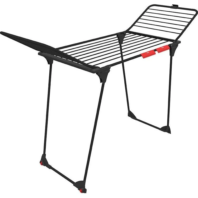 Vileda KING Ultimate Tørrestativ, Sort, 20 m Tørreplads