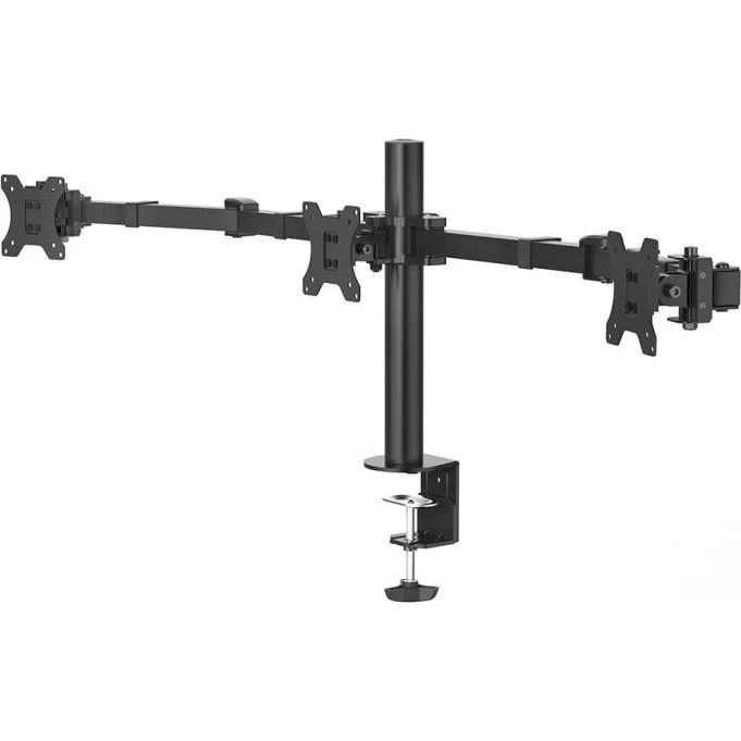 Hama Monitorbeslag 3 Skærme 13"-27" Sort