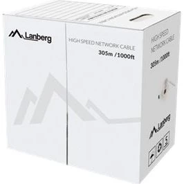 Lanberg CAT 6 UTP 305m Grå Bulkkabel Pantone Cool Gray 5C