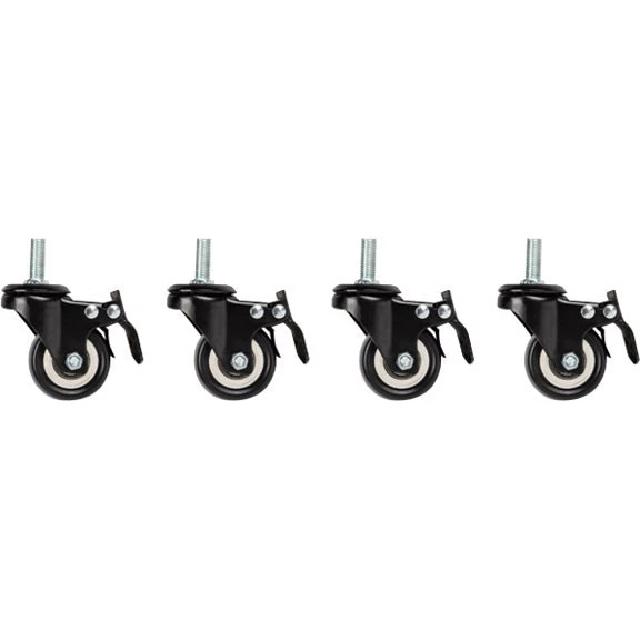 Lanberg AK-1601-B Hjulspakke 4-stk, M10, sort