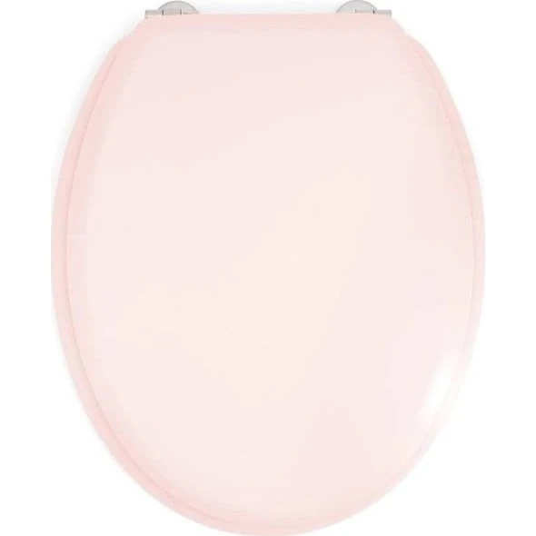 GELCO DESIGN Dolce Toalettsits – Rostfri Stål, Formgjort Træ, Kristallrosa
