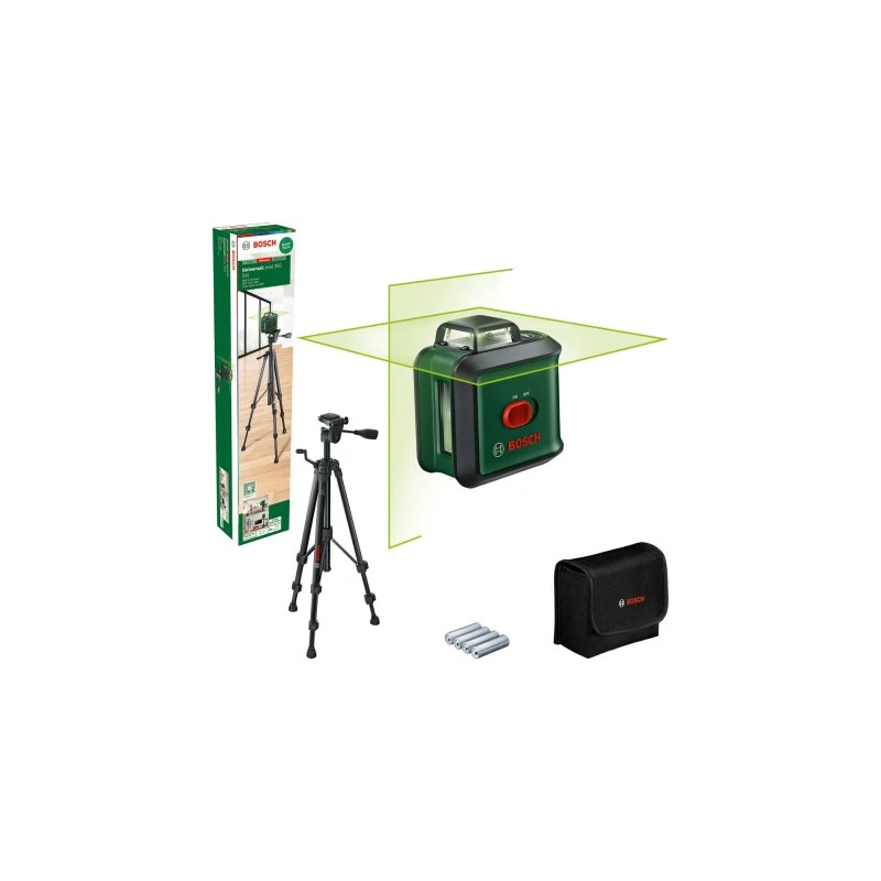 Bosch UniversalLevel 360 Set Grøn, 24 m Linjeniveau