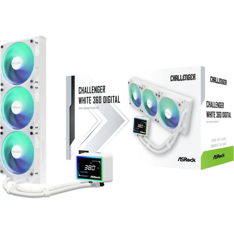 ASRock Challenger White 360 Digital ARGB AIO vandkøler