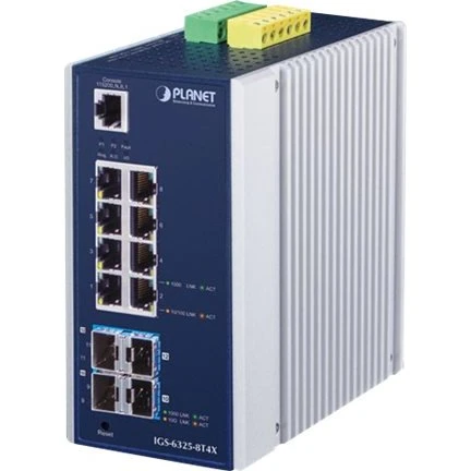PLANET IGS-6325-8T4X 8-Port Gigabit + 4-Port 10G SFP+ L3 Switch