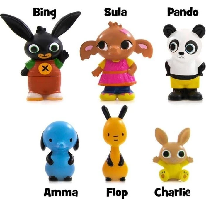 Bing og Venner Figursæt i Kuffert (6 dele, 18 måneder+)