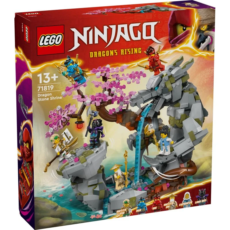 LEGO® NINJAGO 71819 Dragesten Helligdom – 1212 dele, 6 figurer (13+)