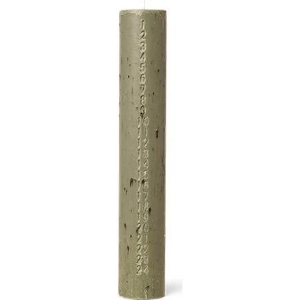 Ferm Living Mura advent candle - Artichoke Green