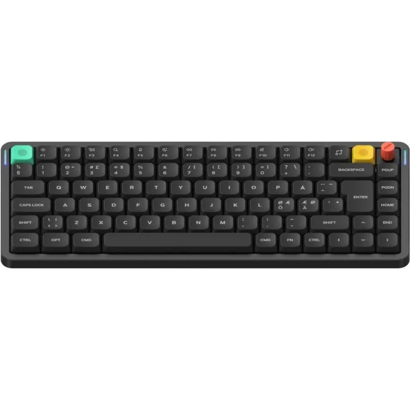 NuPhy Air75 V3 Mekanisk Gamingtastatur - Nebula Black / Blush Nano