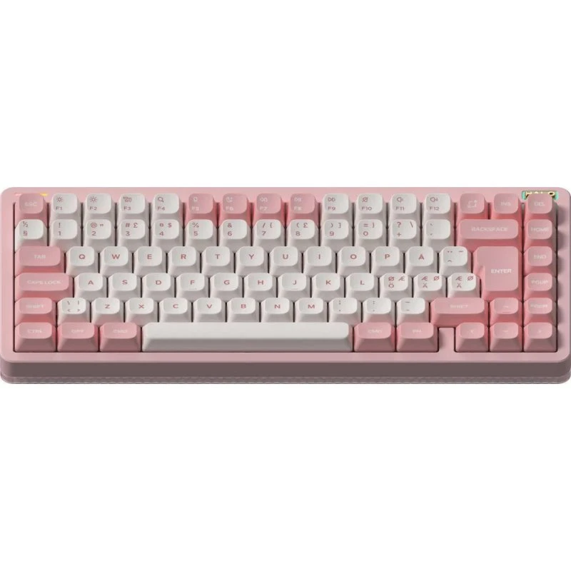 NuPhy Halo75 V2 Raspberry Mekanisk Trådløs Tastatur - Pink