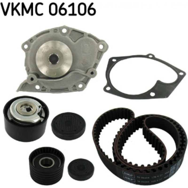 SKF VKMC 06106 Vandpumpe og Tandremssæt