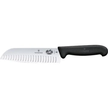 Victorinox Fibrox Santoku-kniv 17 cm, sort