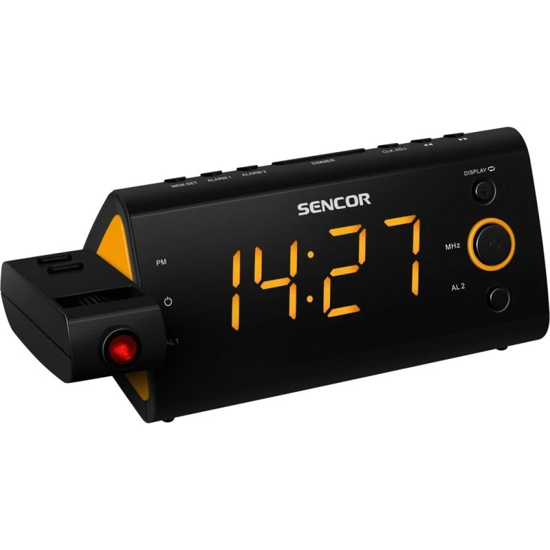 Sencor SRC 330 OR Radio UR Digital FM Sort/Orange