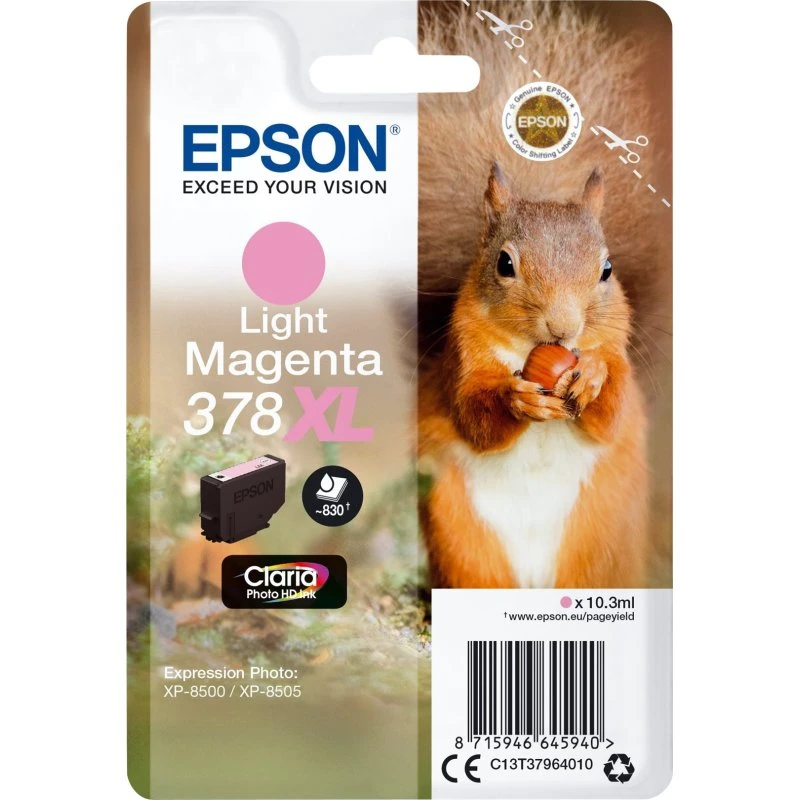 Epson 378XL Lys Magenta 10,3 ml - Original Blækpatron